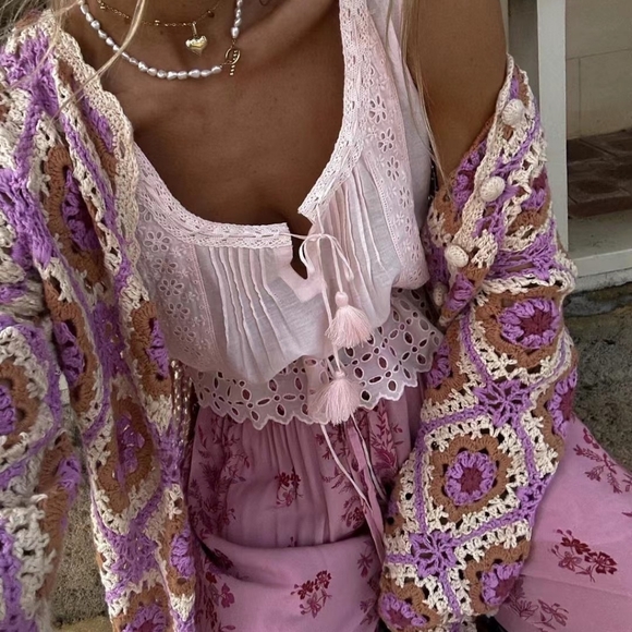 Sold Out Final Sale Spell Rebel Spirit Wide Leg Pant In Zinnia - Picture 6 of 15